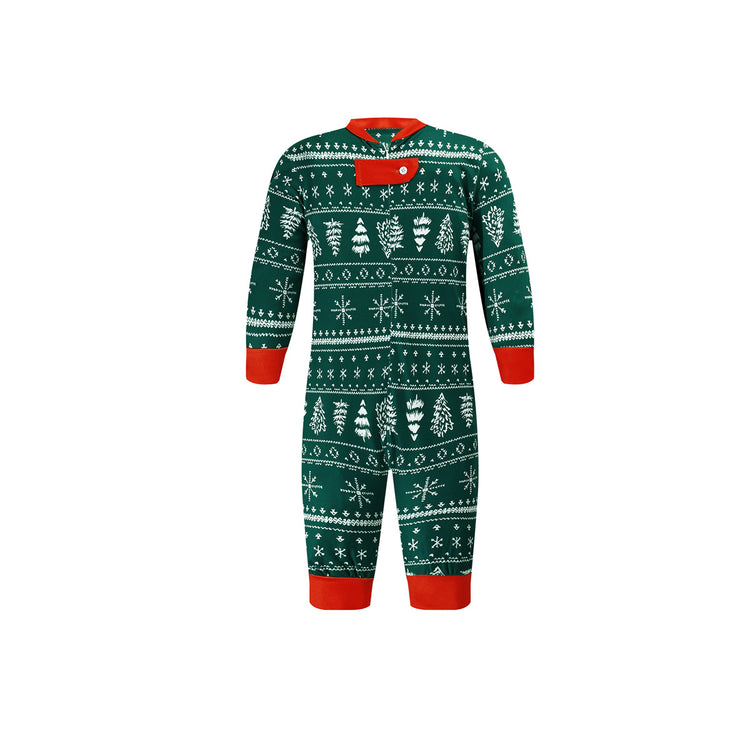Christmas Contrast Parent-Child Suit | GomoOnly