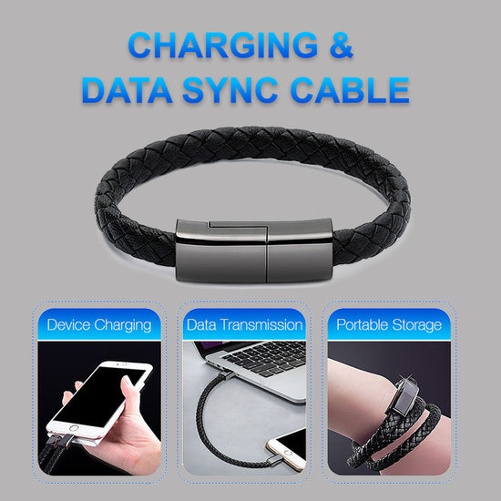 New Bracelet Charger USB  Cord For IPhones
